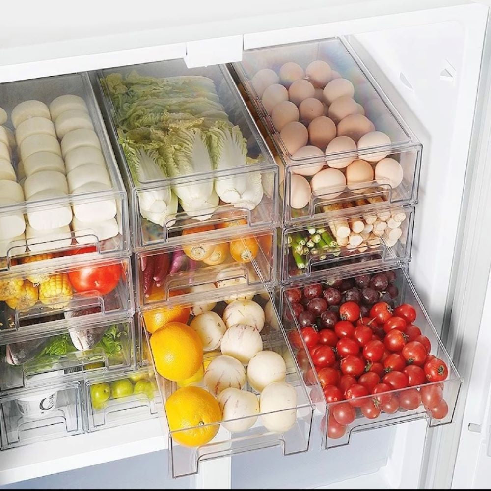 Cajon Organizador para Refrigerador Apilable